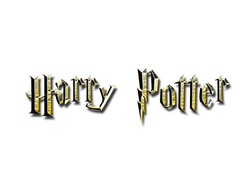 harry potter gold logo