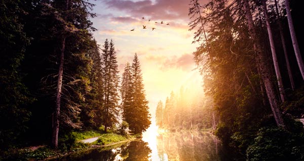 Create a Beautiful Lake Scene in Photoshop