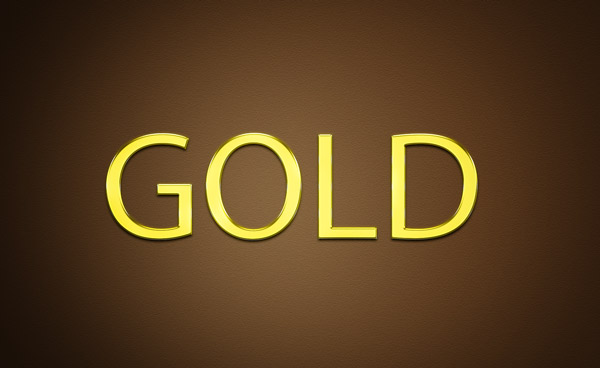 Create a Shiny Gold Text Effect in Photoshop