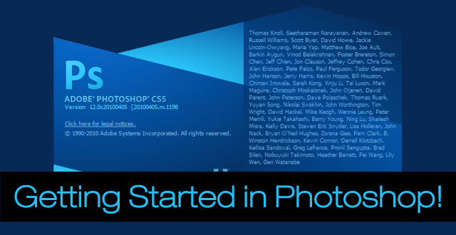 Photoshop: Getting Started!